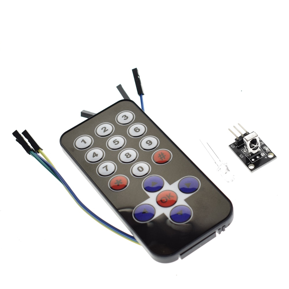 Infrared IR Wireless Remote Control Module Kits DIY Kit HX1838 For arduino Raspberry Pi