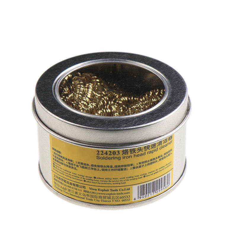 Desoldering soldering iron mesh filter