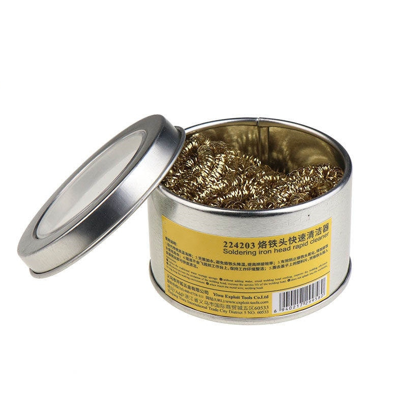 Desoldering soldering iron mesh filter