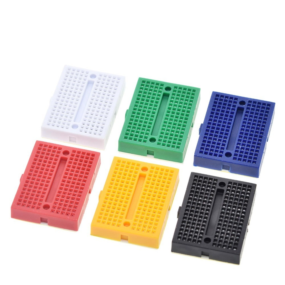 1pcs YB-170 Mini Solderless Prototype Experiment Test Breadboard 170 Tie-points 35*47*8.5mm