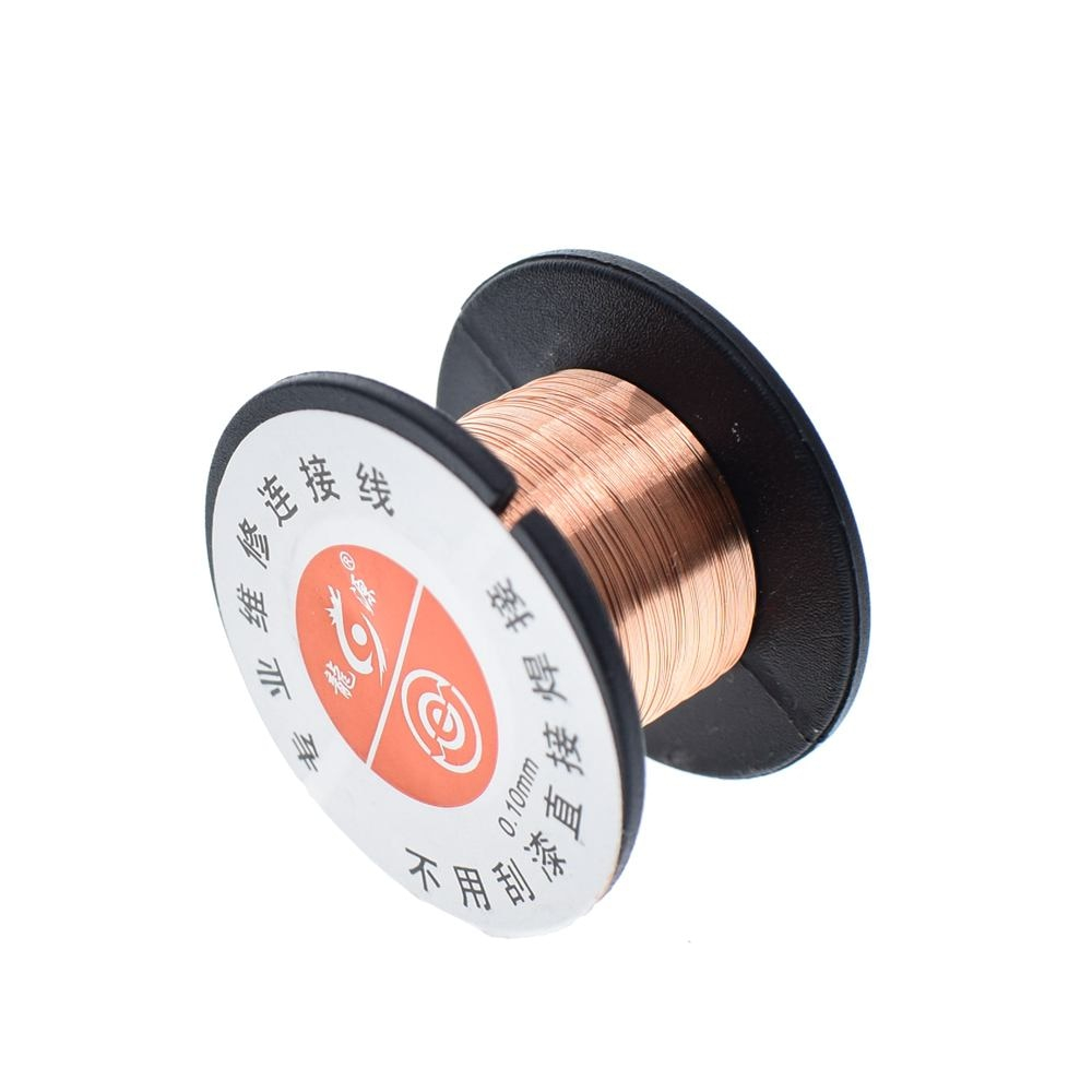 1PCS 0.1mm PCB Link Wire Copper Soldering Wire Maintenance Jump Line PCB Welding Mobile Phone Computer Repair Tools