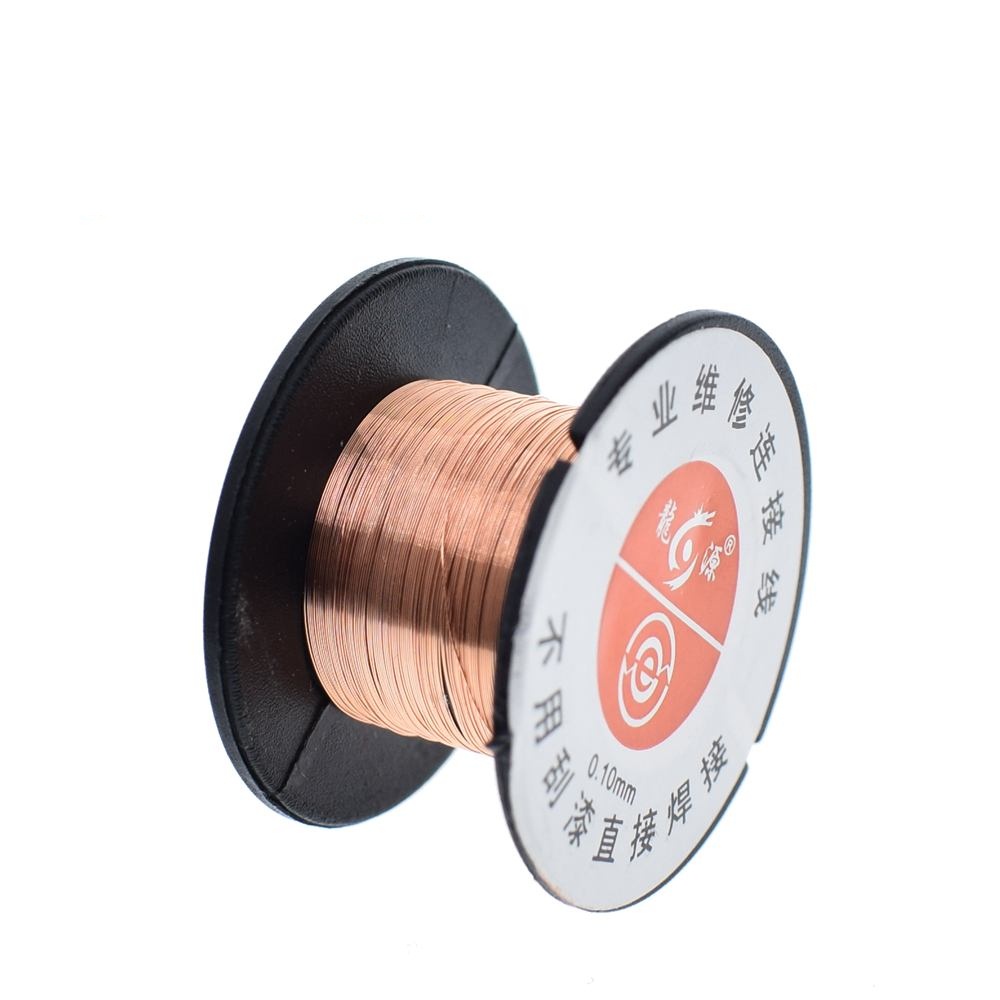 1PCS 0.1mm PCB Link Wire Copper Soldering Wire Maintenance Jump Line PCB Welding Mobile Phone Computer Repair Tools
