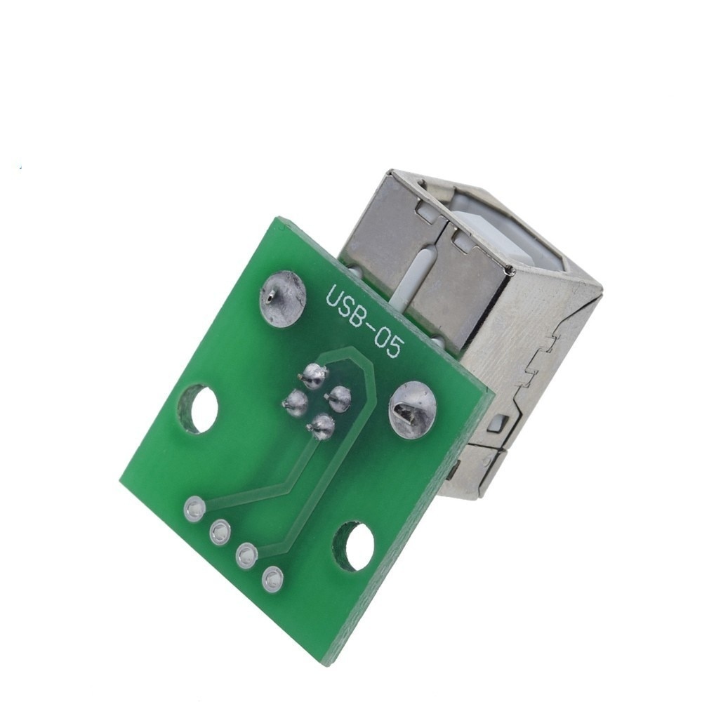 USB Male Connector / MINI MICRO USB to DIP Adapter 2.54mm 5pin Female Connector B Type USB2.0 Female PCB Converter USB-01