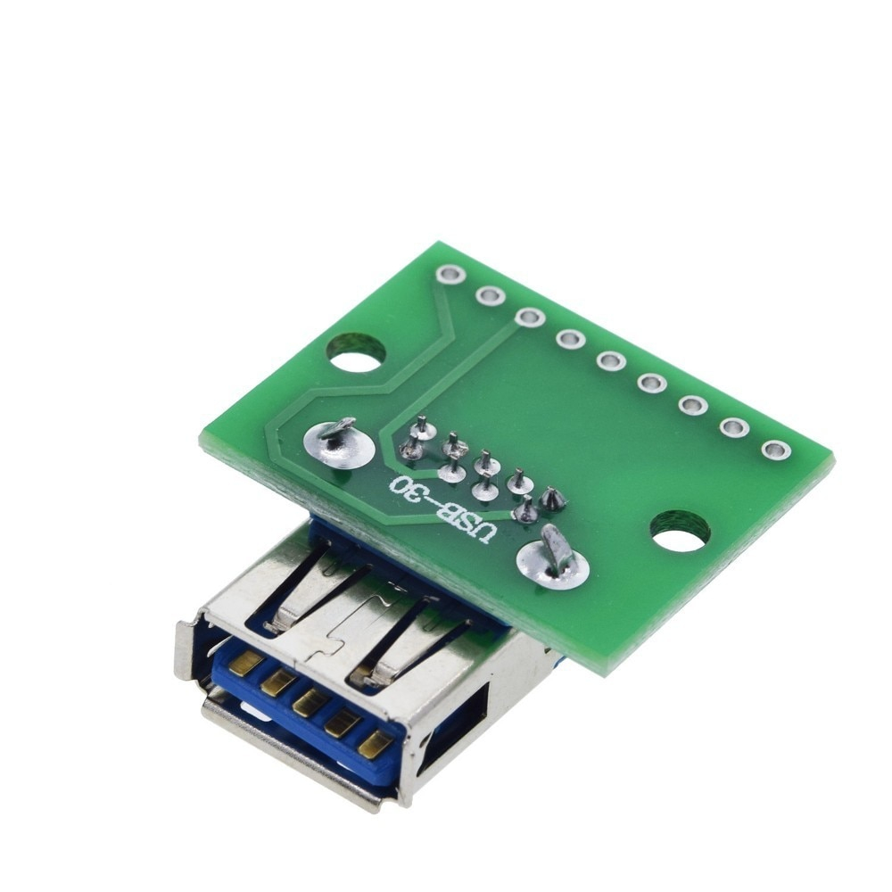 USB Male Connector / MINI MICRO USB to DIP Adapter 2.54mm 5pin Female Connector B Type USB2.0 Female PCB Converter USB-01