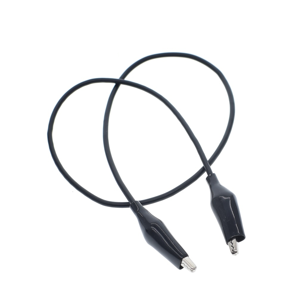 10PCS Alligator Clips 50CM Electrical DIY Test Leads Alligator Double-ended Crocodile Clips Roach Clip Test Jumper Wire