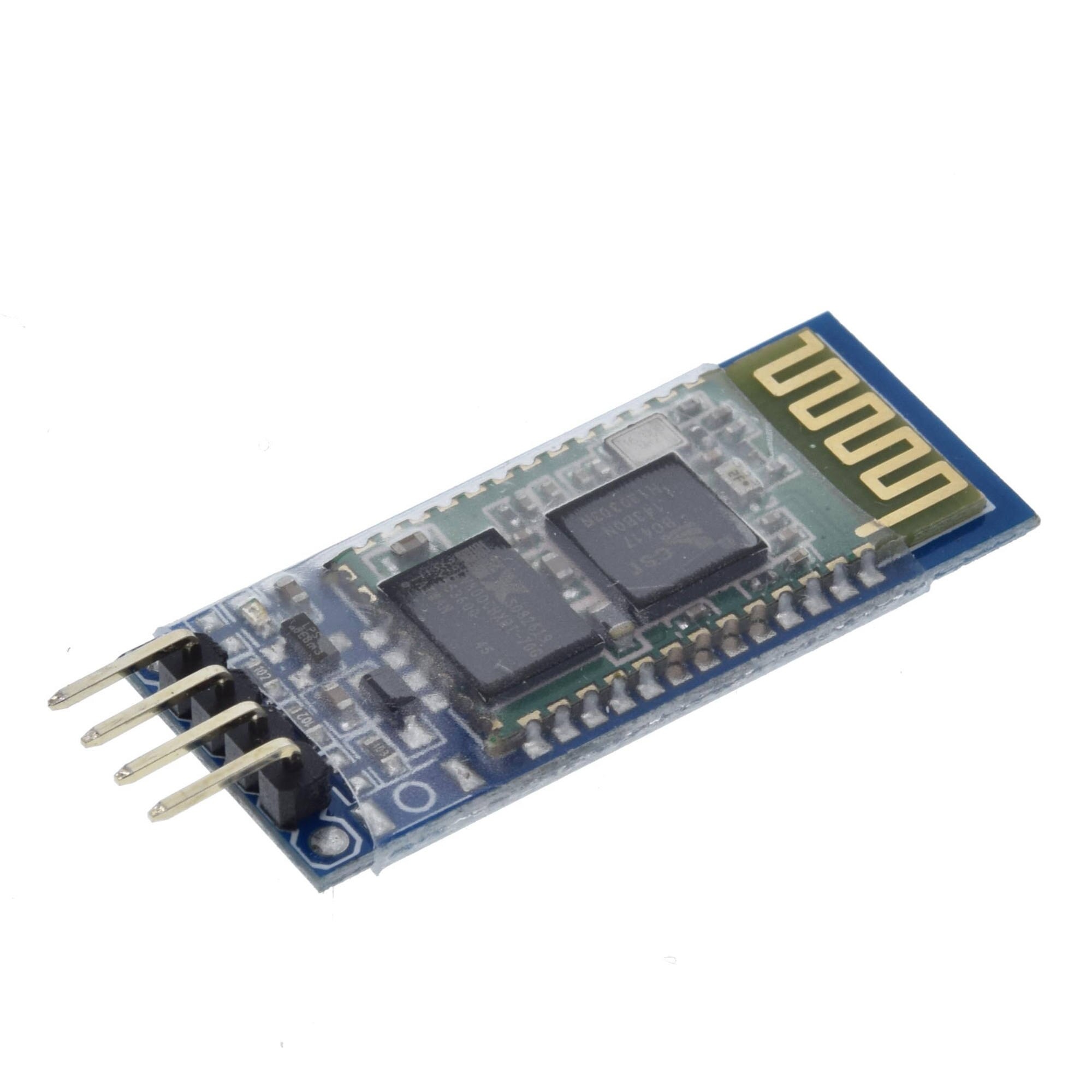 1PCS HC06 HC-06 Wireless Serial 4 Pin RF Transceiver RS232 TTL Bluetooth Module Plug-in for arduino