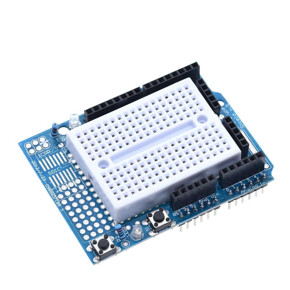 UNO ProtoShield prototype expansion board with SYB-170 mini breadboard based For ARDUINO UNO ProtoShield