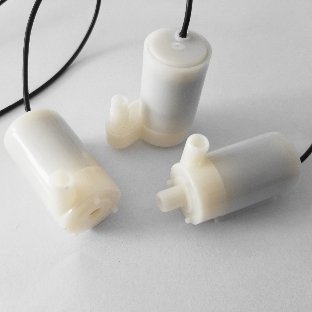 Micro Submersible DC Motor Water Pump 3/4.5V 80-100L/H