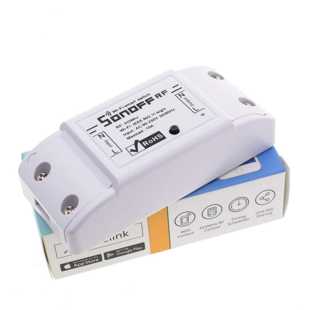 Sonoff RF WiFi Smart Switch Interruptor 433Mhz RF Receiver Intelligent Remote Wireless Control For Smart Home Wi-fi Light Switch