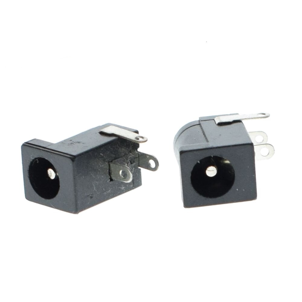 DC-005 Black DC Power Jack Socket Connector DC005 5.5*2.1mm 2.1 socket Round the needle