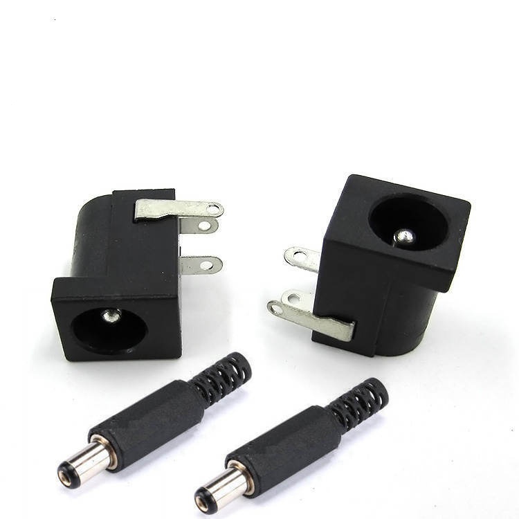 DC-005 Black DC Power Jack Socket Connector DC005 5.5*2.1mm 2.1 socket Round the needle