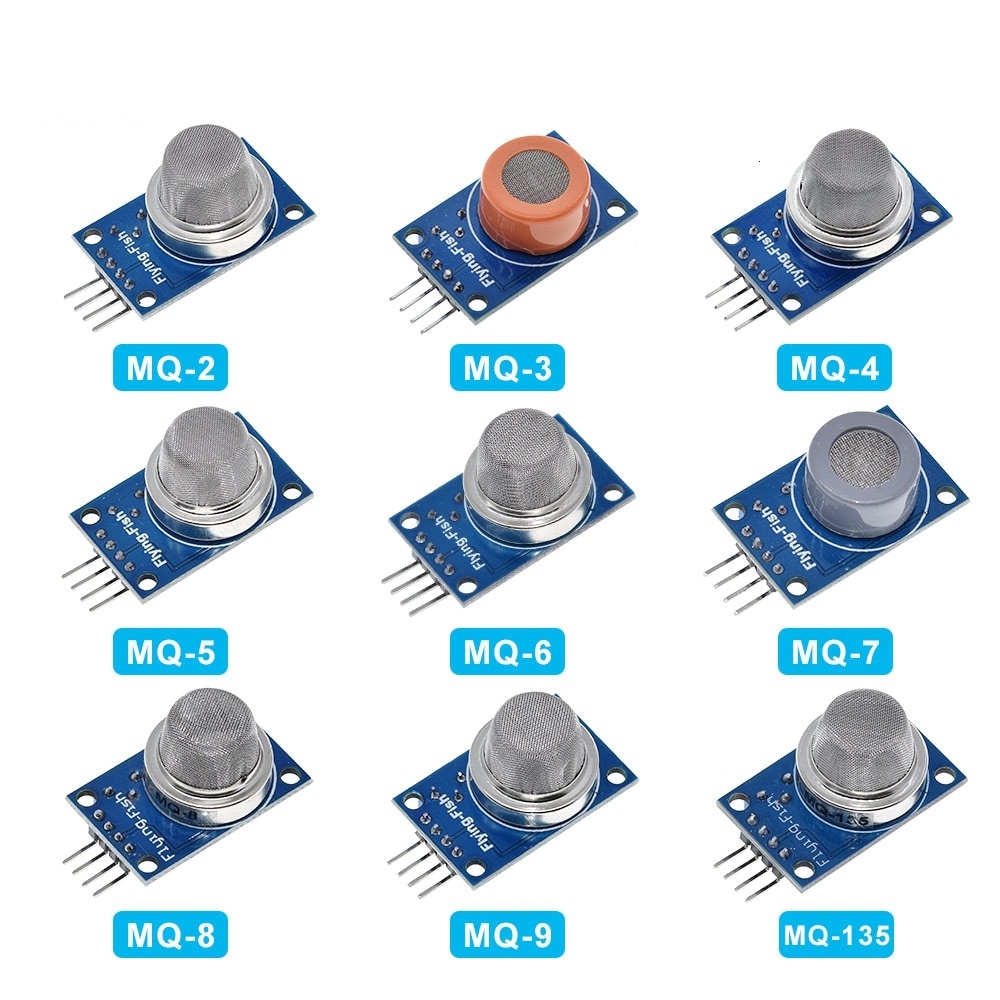 MQ-2 MQ-3 MQ-4 MQ-5 MQ-6 MQ-7 MQ-8 MQ-9 MQ-135 Detection Smoke methane liquefied Gas Sensor Module