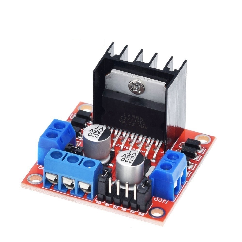 New Dual H Bridge DC Stepper Motor Drive Controller Board Module L298N for Arduino smart car robot