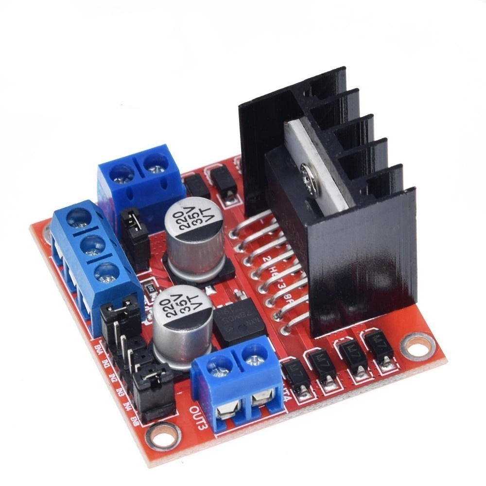 New Dual H Bridge DC Stepper Motor Drive Controller Board Module L298N for Arduino smart car robot