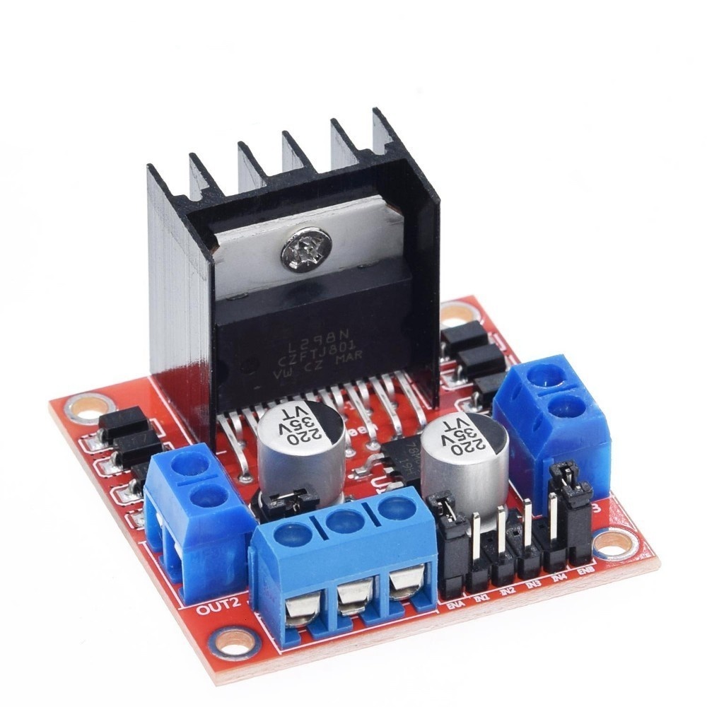 New Dual H Bridge DC Stepper Motor Drive Controller Board Module L298N for Arduino smart car robot