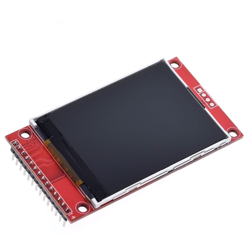 2.4" 2.4 inch 240x320 SPI TFT LCD Serial Port Module 5V/3.3V PCB Adapter Micro SD Card ILI9341 LCD Display White LED for arduino