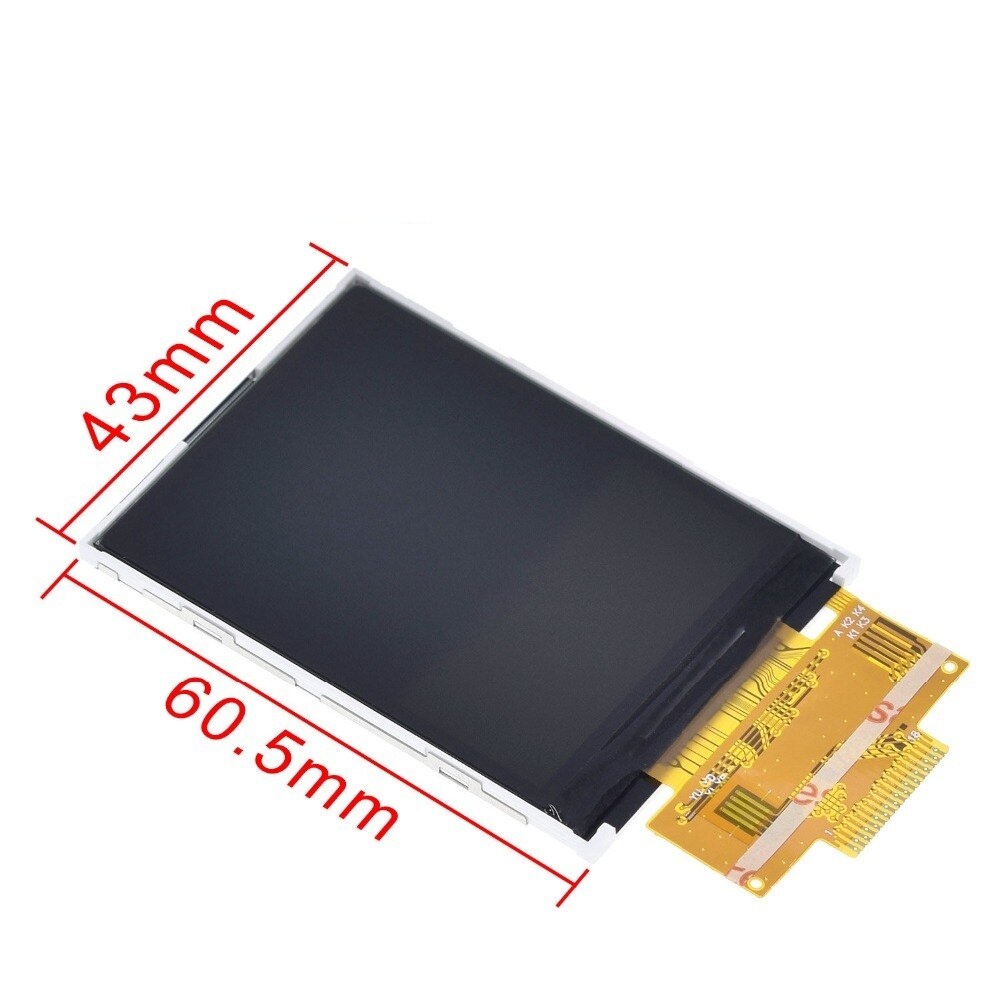 2.4" 2.4 inch 240x320 SPI TFT LCD Serial Port Module 5V/3.3V PCB Adapter Micro SD Card ILI9341 LCD Display White LED for arduino