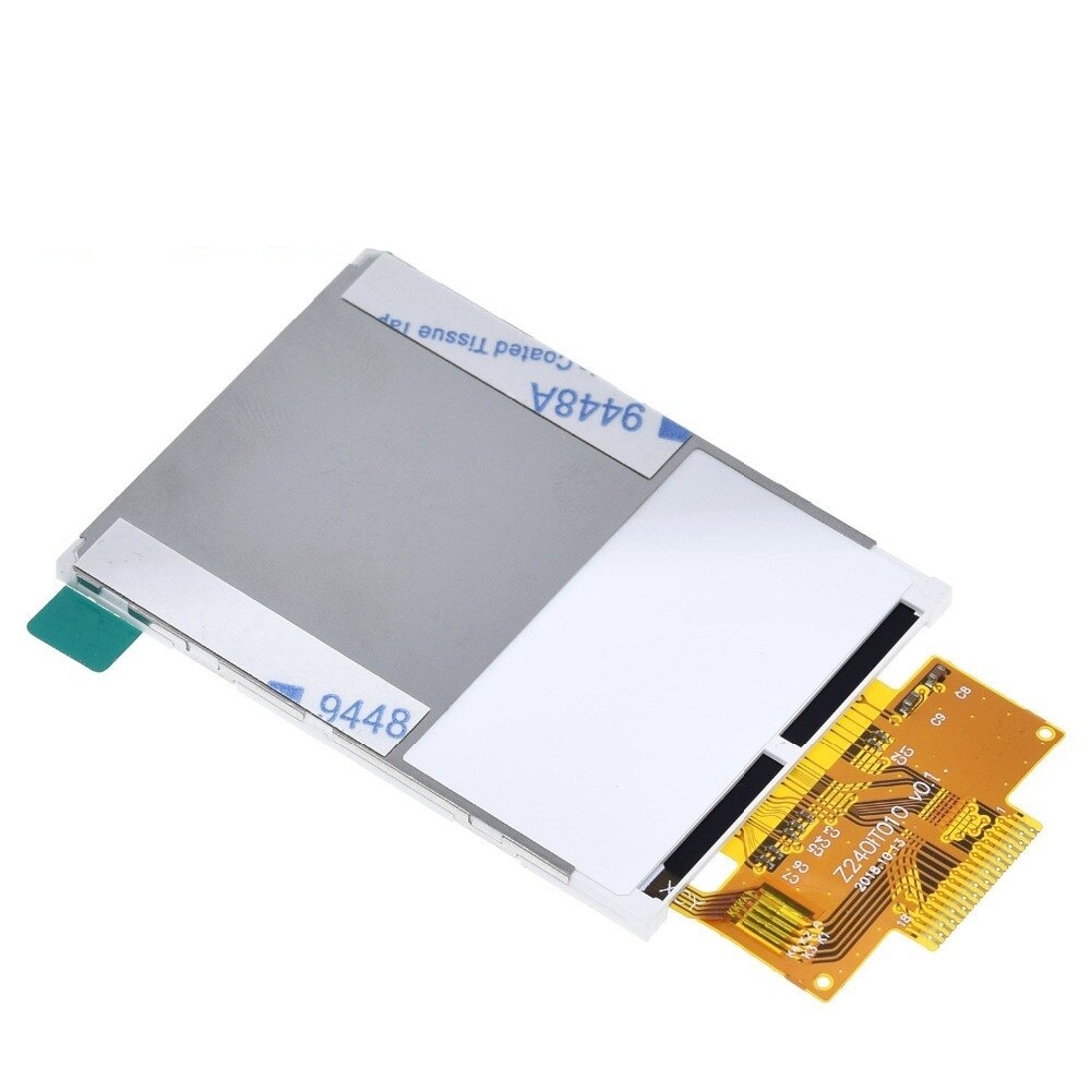 2.4" 2.4 inch 240x320 SPI TFT LCD Serial Port Module 5V/3.3V PCB Adapter Micro SD Card ILI9341 LCD Display White LED for arduino