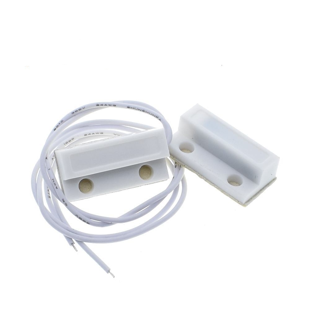 MC-38 MC38 Wired Door Window Sensor 30mm Wire Lengthen Randomly Magnetic Switch Home Alarm System for arduino