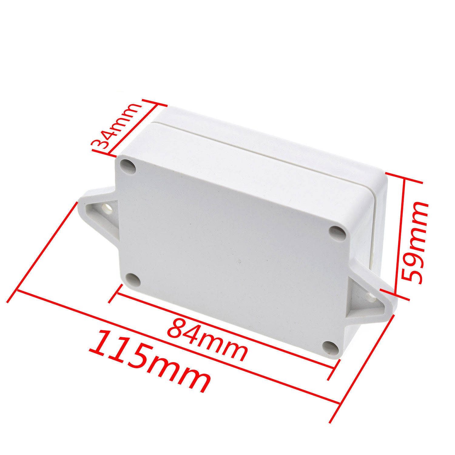 85x58x33mm Waterproof Cover Plastic Electronic Cable Project Box Enclosure Case DIY