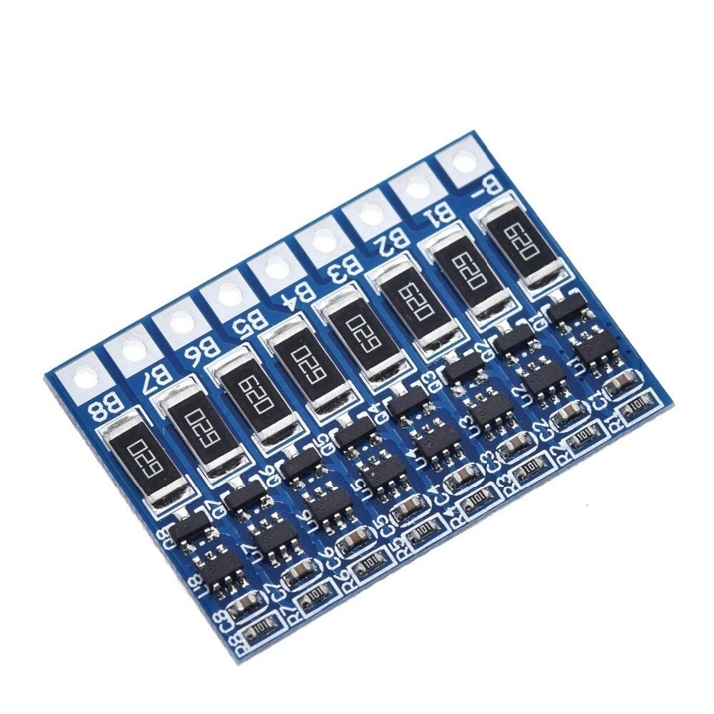 8S 4.2v li-ion balancer board 18650 li-ion balancing full charge battery balance board