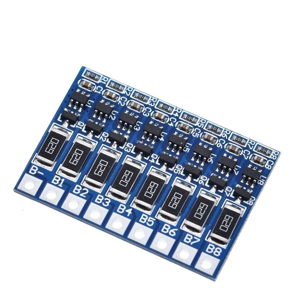 8S 4.2v li-ion balancer board 18650 li-ion balancing full charge battery balance board