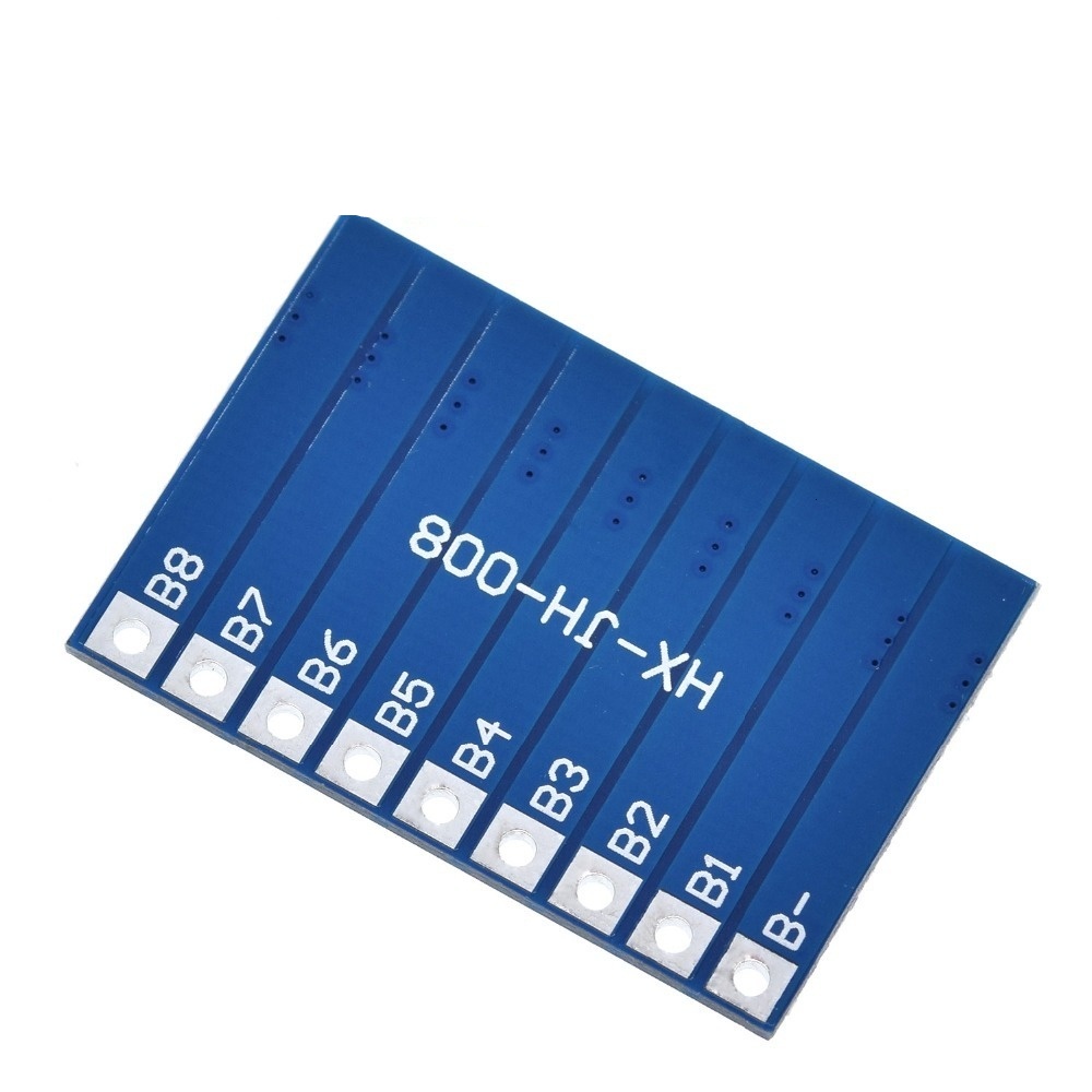 8S 4.2v li-ion balancer board 18650 li-ion balancing full charge battery balance board