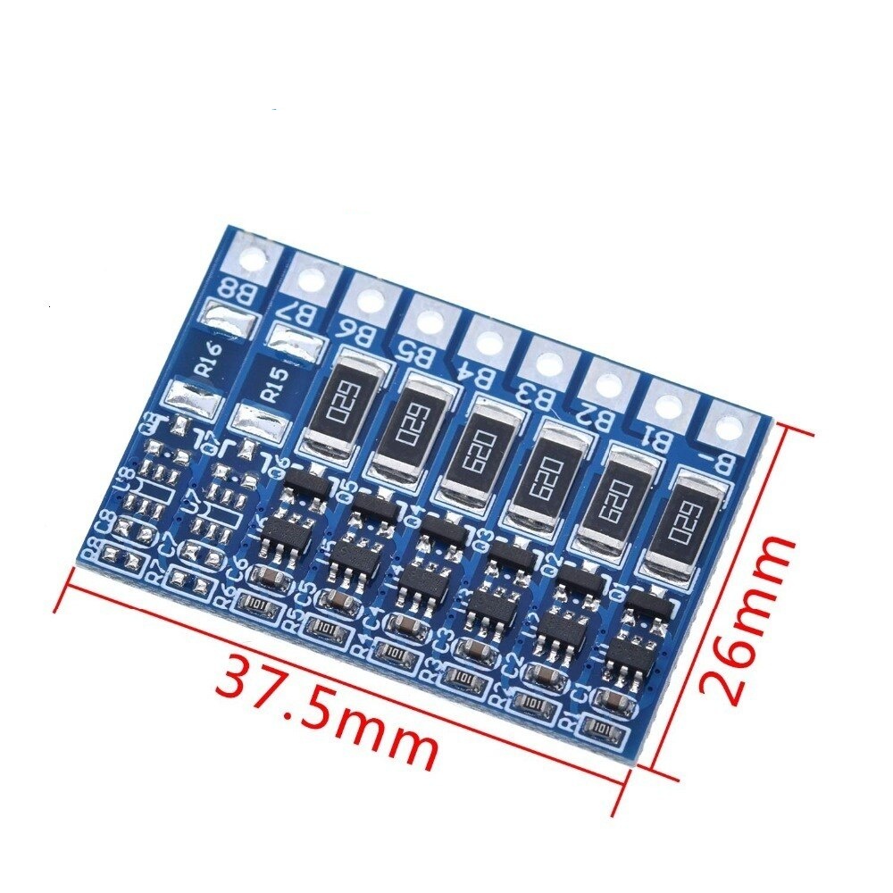 6S 4.2v li-ion balancer board 18650 li-ion balncing full charge battery balance board