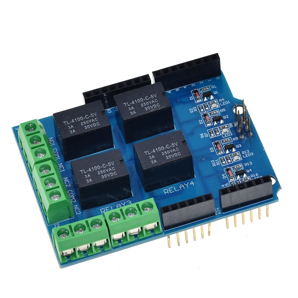 4 channel 5v relay shield module, Four channel relay control board relay expansion board for arduino UNO R3 mega 2560
