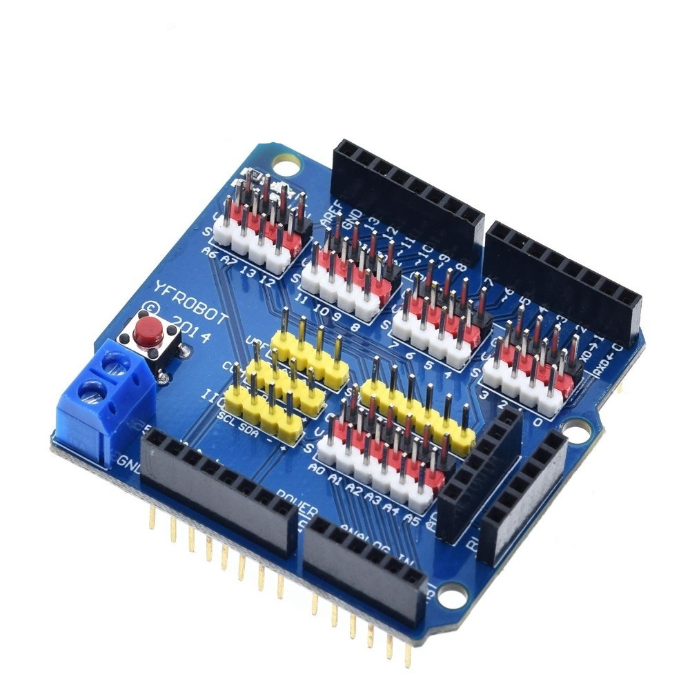 V5 Sensor Shield Expansion Board Shield For Arduino UNO R3 V5.0 Electronic Module Sensor Shield V5 expansion board