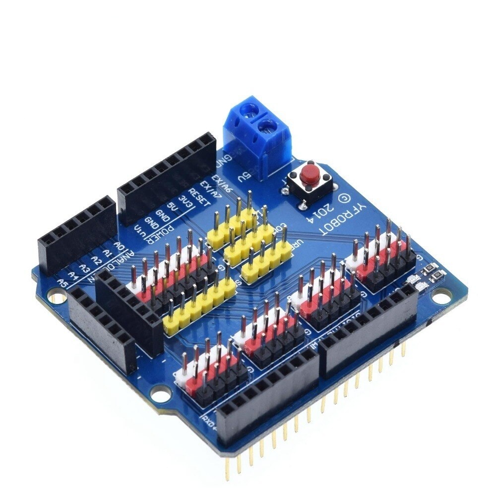 V5 Sensor Shield Expansion Board Shield For Arduino UNO R3 V5.0 Electronic Module Sensor Shield V5 expansion board