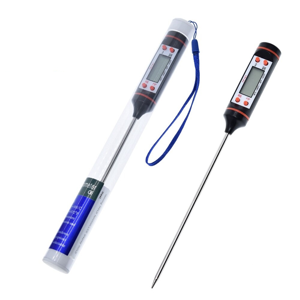 Digital Meat Thermometer Cooking Food Kitchen BBQ Probe Water Milk Oil Liquid Oven Thermometer Digital TP101