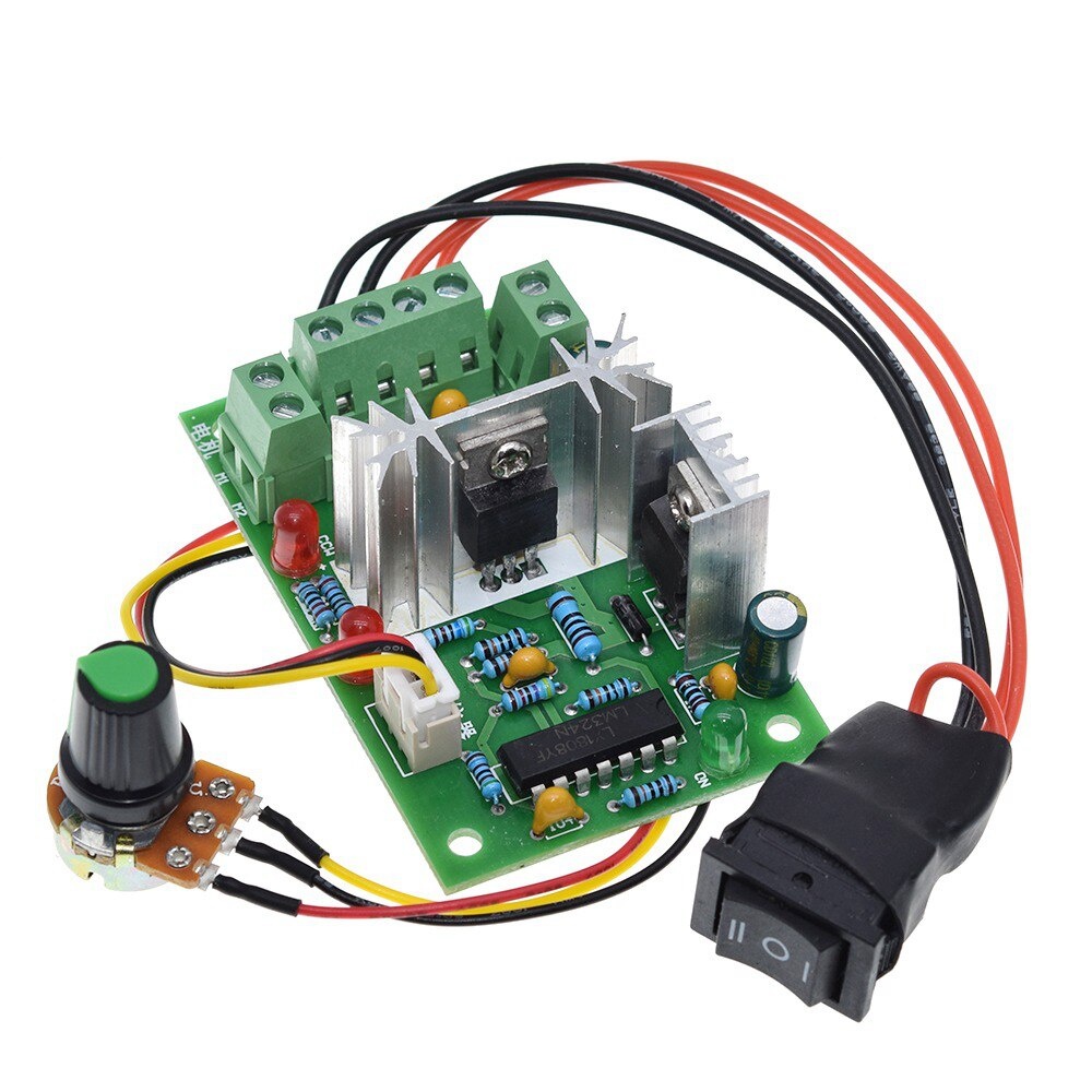 10V 12V 24V 36V PWM DC controller with Positive inversion switch PWM DC controller for DC motor speed controller 150W