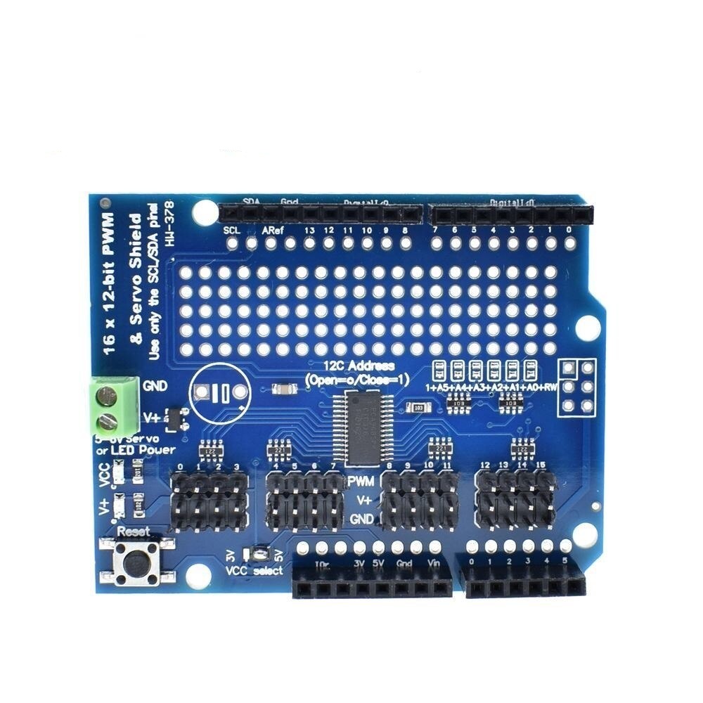 Motor Stepper Servo Robot Shield for Arduino I2C v2 Kit w/ PWM Driver TOP