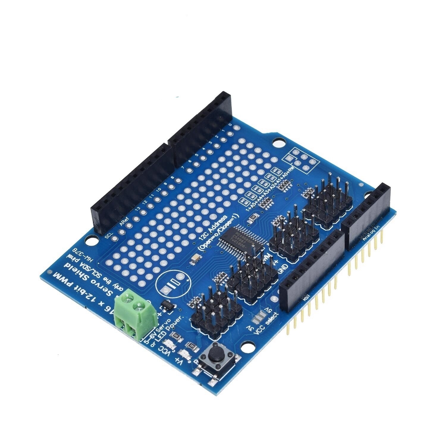 Motor Stepper Servo Robot Shield for Arduino I2C v2 Kit w/ PWM Driver TOP
