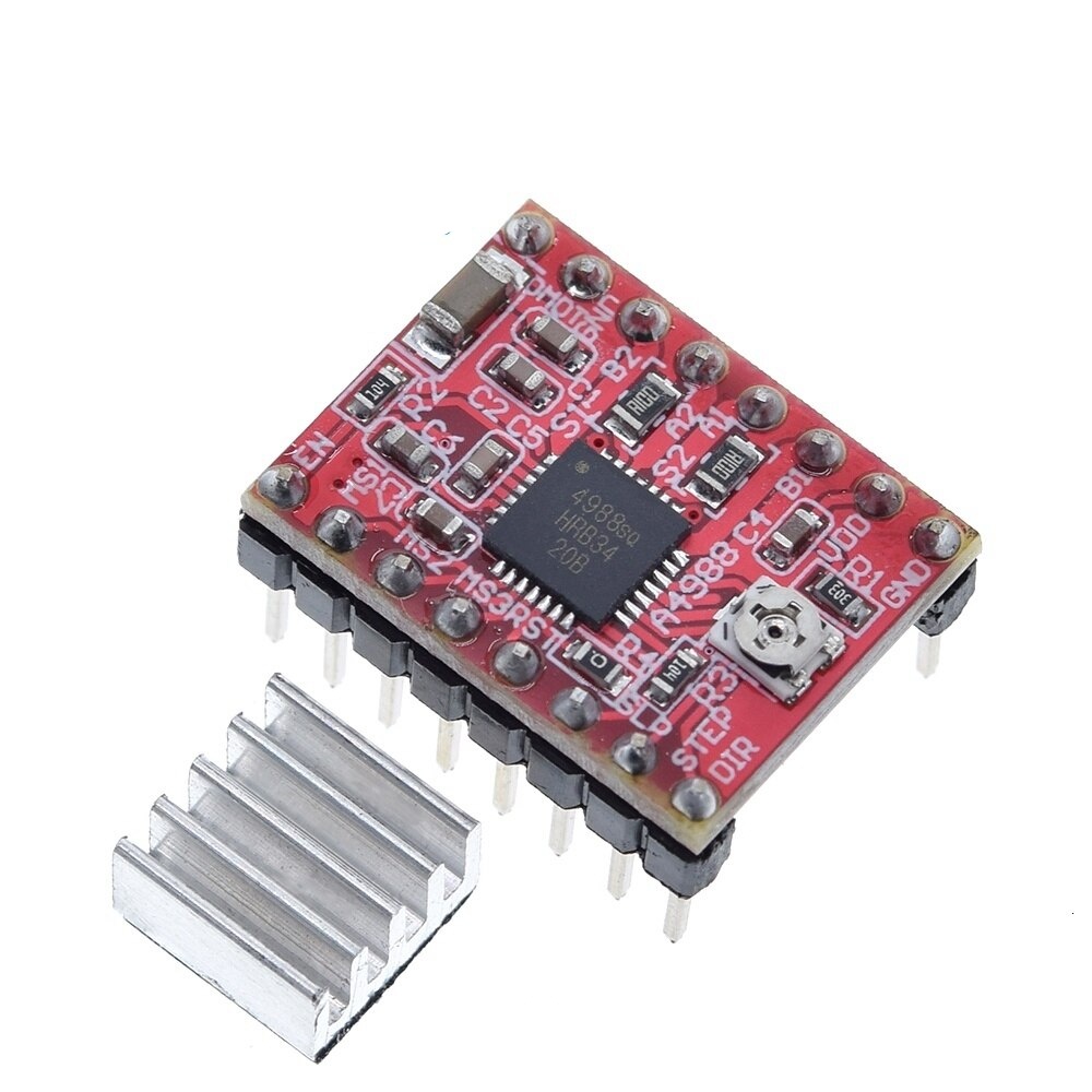 CNC 3D Printer Parts Accessory A4988 Stepper Motor Driver Module with Heatsink for ramps 1.4 for arduino