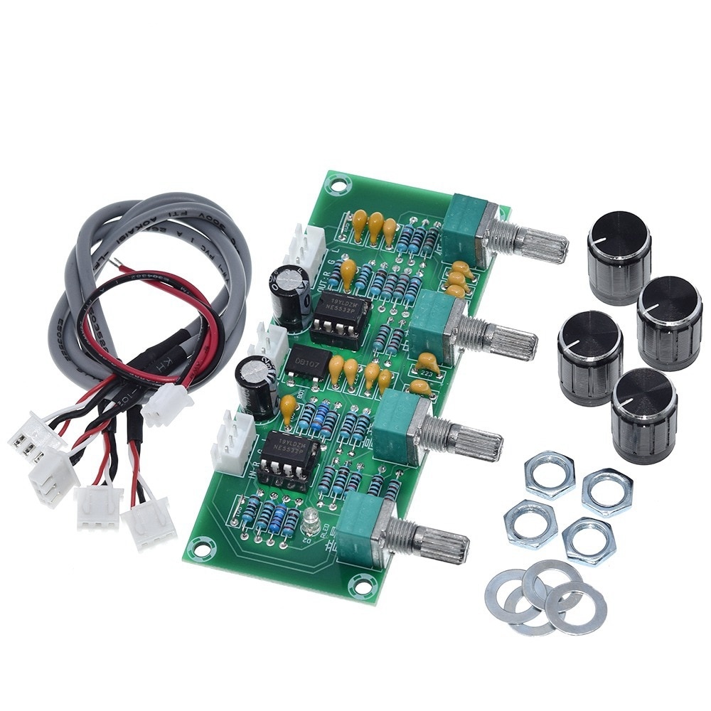 XH-A901 NE5532 Tone Board preamp Pre-amp With treble bass volume adjustment pre-amplifier Tone Controller For amplifier Board
