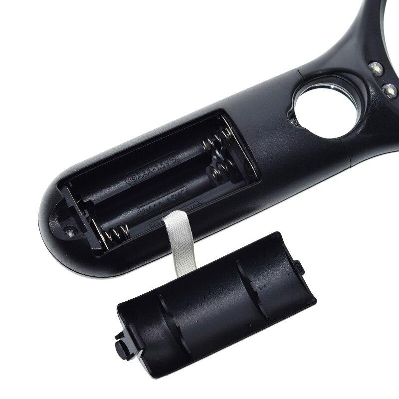 Handheld 3X 45X Illuminated Magnifier Microscope Magnifying Glass Aid Reading for Seniors loupe Jewelry Repair Tool With 3 LED