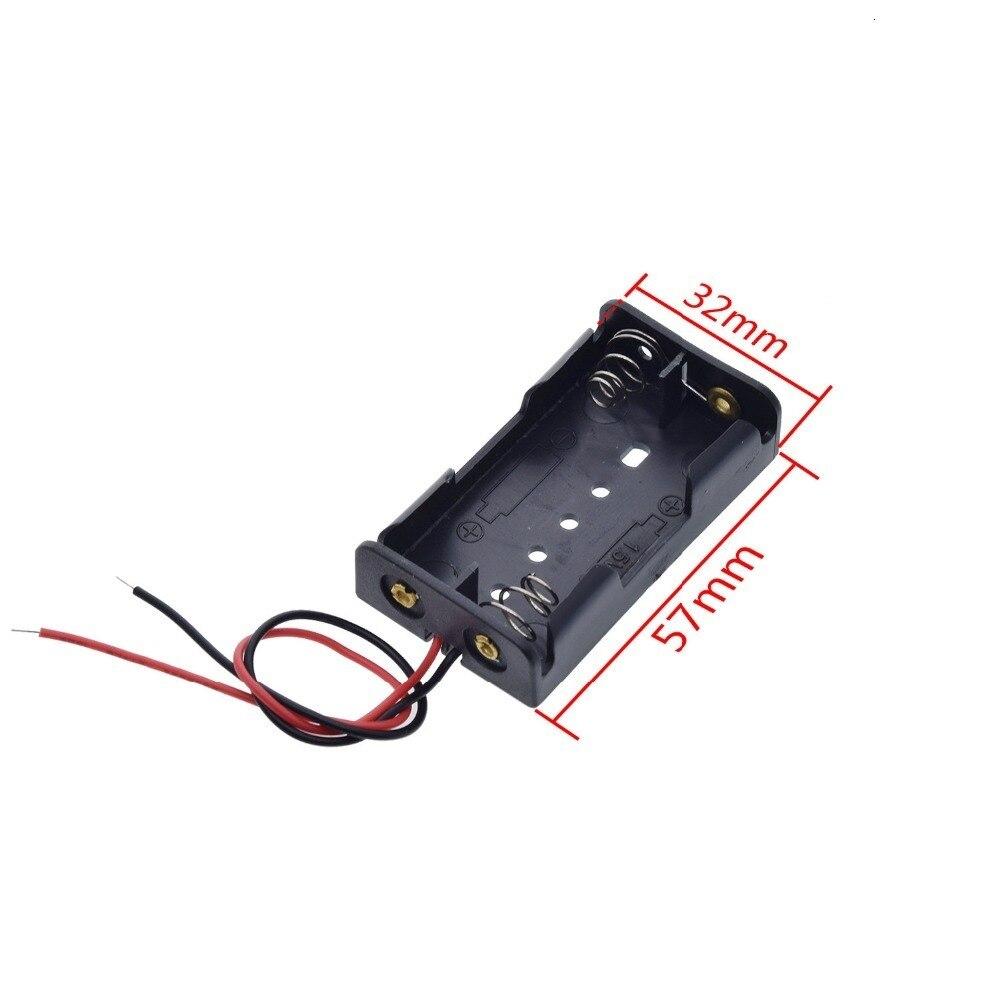 1pc AA Size 5 Battery Storage Box Case Holder Leads With 1 2 3 4 Slots Container Bag DIY Standard Batteries Charging