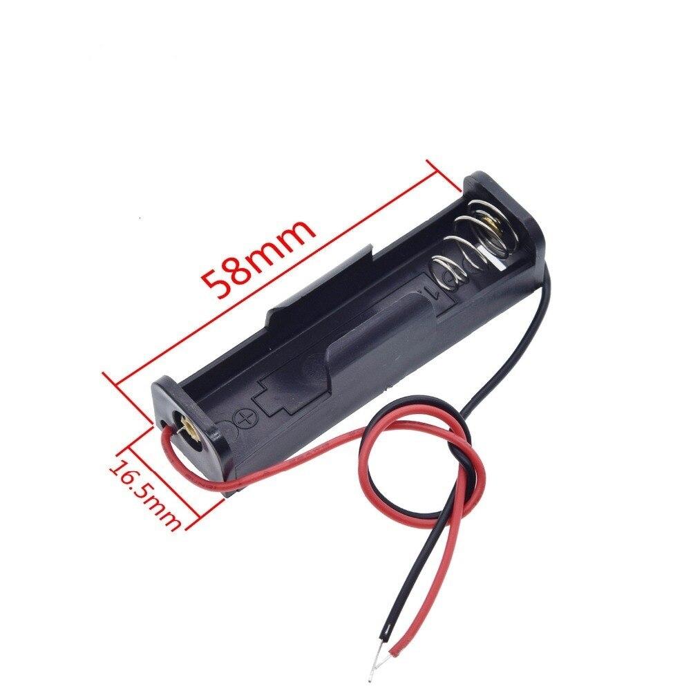 1pc AA Size 5 Battery Storage Box Case Holder Leads With 1 2 3 4 Slots Container Bag DIY Standard Batteries Charging