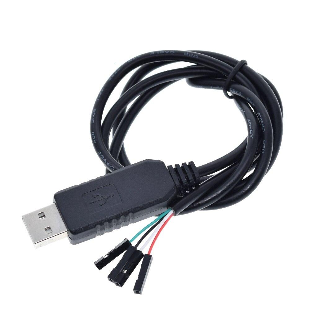 TZT Smart Electronics PL2303 PL2303HX USB to UART TTL Cable Module 4p 4 pin RS232 Converter Serial Line Support Linux Mac Win7