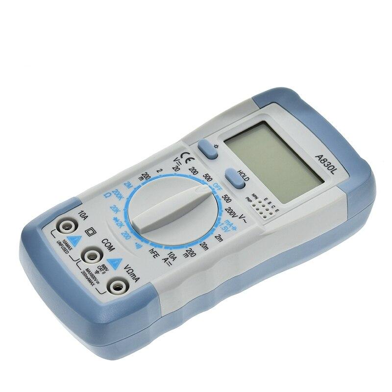 A830L LCD Digital Multimeter DC AC Voltage Diode Freguency Multitester Volt Tester Test Current