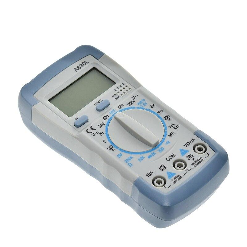 A830L LCD Digital Multimeter DC AC Voltage Diode Freguency Multitester Volt Tester Test Current