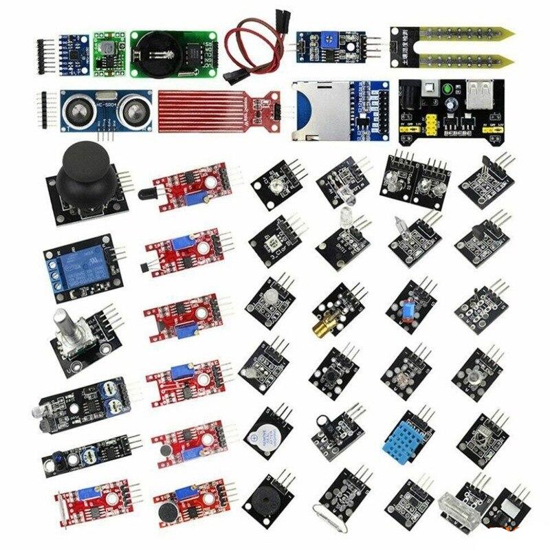 Updated 45 In 1 Sensor Module Starter Kit For Arduino Upgrade 37 in 1 Sensor Kit
