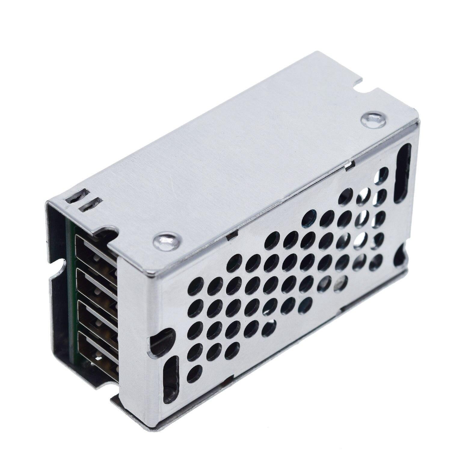 DC-DC 9V 12V 24V 36V To 5V Step Down Board 5A 4 USB Output Buck Converter Power Supply Module with Aluminum Shell For Phones