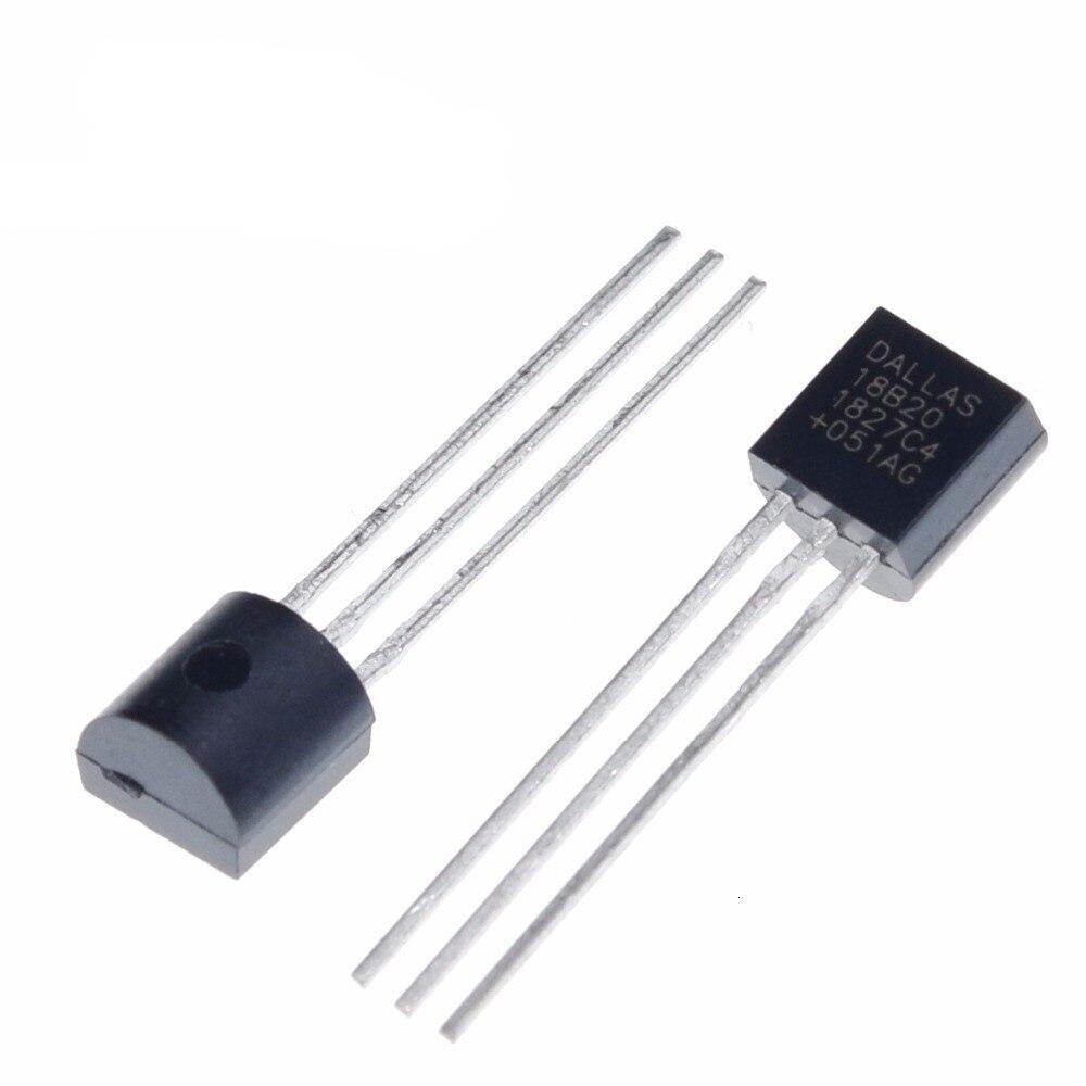 DS18B20 Digital Temperature Sensor DS18B20 TO-92 18B20 chips Temperature Sensor IC 18b20 diy electronic