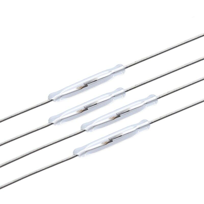 1pc N/O Reed switch Magnetic Switch 2 * 14mm Normally Open Magnetic Induction switch For Arduino