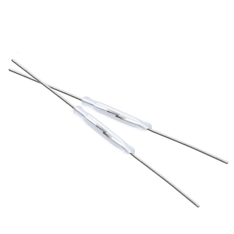 1pc N/O Reed switch Magnetic Switch 2 * 14mm Normally Open Magnetic Induction switch For Arduino