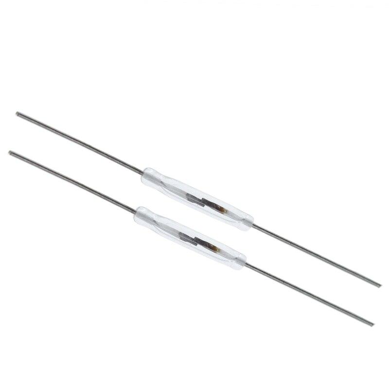 1pc N/O Reed switch Magnetic Switch 2 * 14mm Normally Open Magnetic Induction switch For Arduino