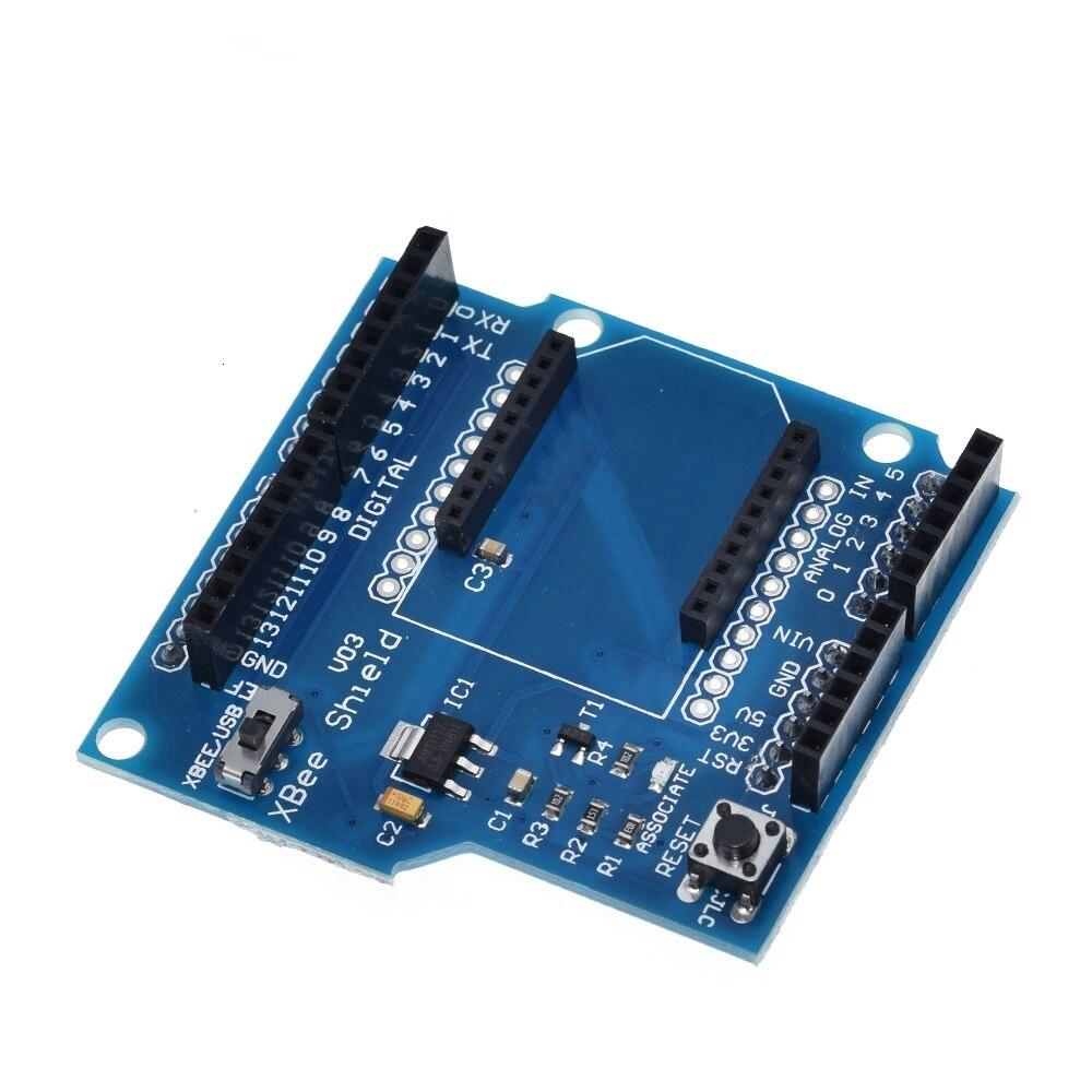 Bluetooth XBee Shield V03 Module Wireless Control For XBee ZigBee Board For Arduino Serial Adapter Module FT232RL IC 3.3V 5V IO